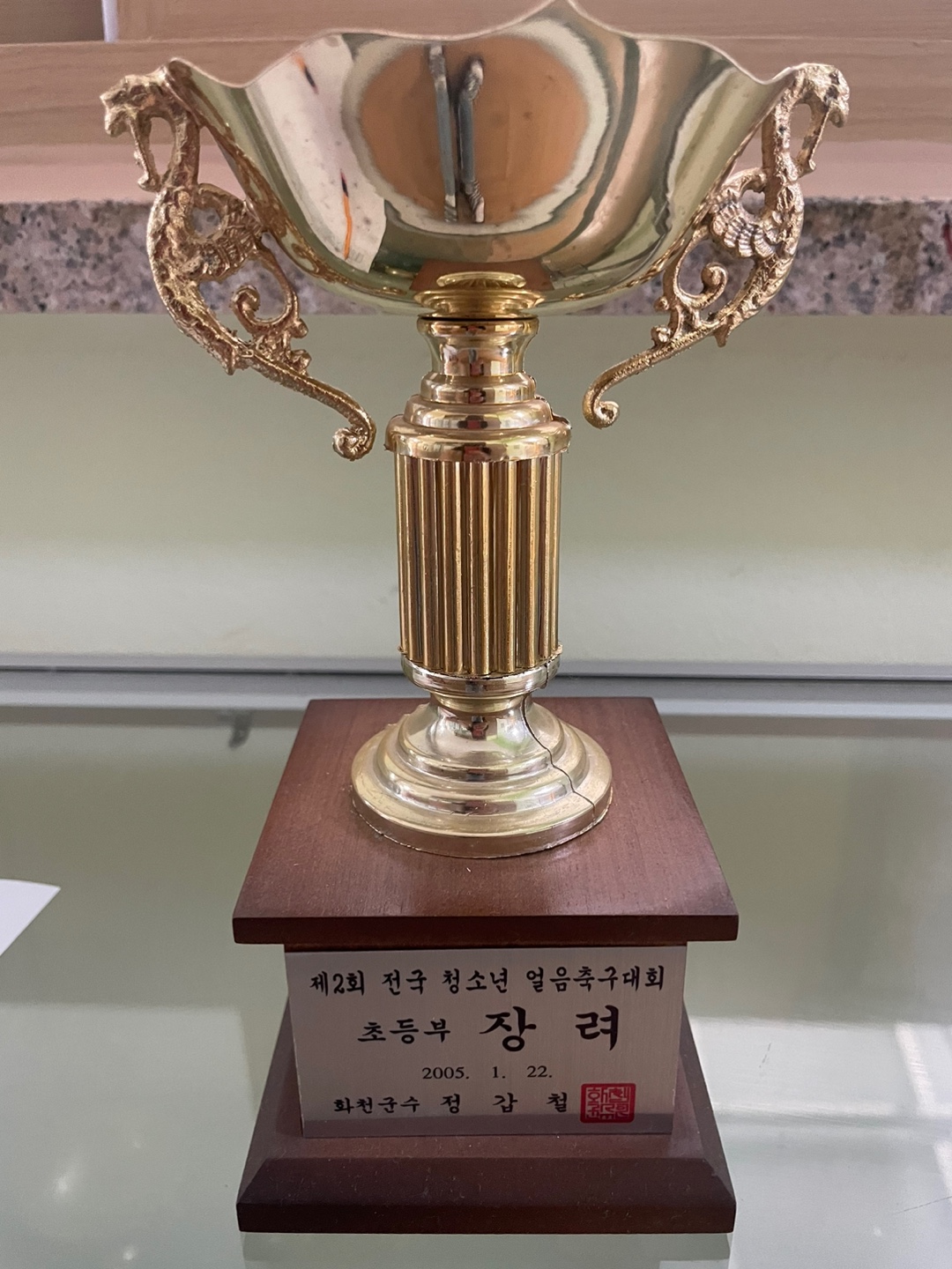 제2회 전국 청소년 얼음축구대회(초등부 장려)[원천초등학교 소장] 사진